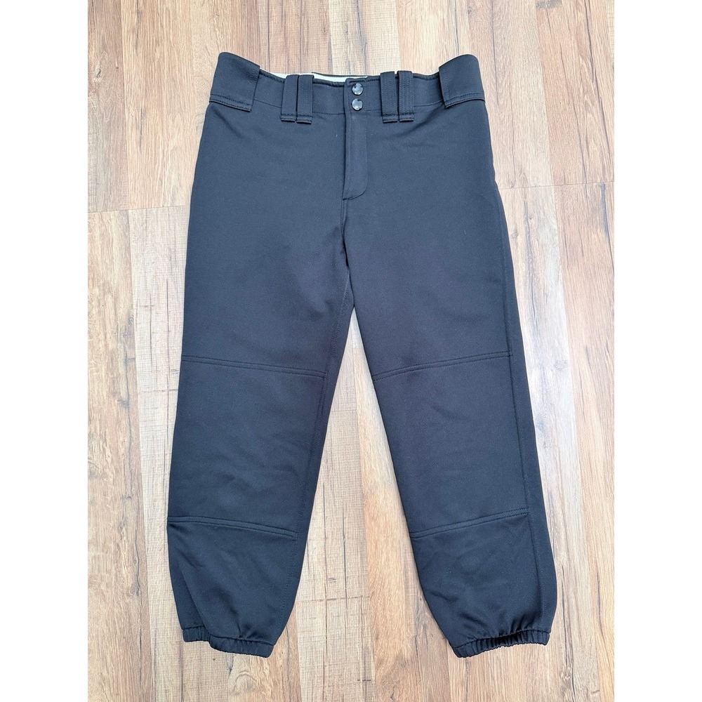 Mizuno Women's Performance‎ Softball Baseball Pants Black Quilted Padded Size S